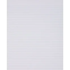 Notepads|Ampad Evidence, 8-1/2" x 11", White, Glue-Top Writing Pad, Narrow Ruled, Dozen (21-118)
