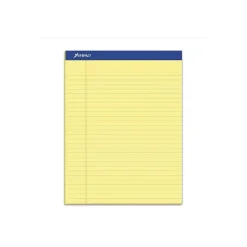 Notepads|Ampad Evidence Notepad, 8.5" x 11.75", Wide Ruled, Canary, 50 Sheets/Pad, 12 Pads (20-270)