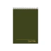 Notepads|Ampad Gold Fibre Designer Series Notepad, 8.5" x 11.75", Wide Ruled, Classic Green Cover, 70 Sheets/Pad (20-811)