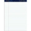 Notepads|Ampad Gold Fibre Notepads, 8.5" x 11.75", Wide Ruled, White, 50 Sheets/Pad, 4 Pads/Pack (TOP20-031R)