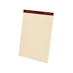 Notepads|Ampad Gold Fibre Retro Notepad, 8.5" x 11.75", Wide Ruled, Ivory, 50 Sheets/Pad, 12 Pads/Pack (TOP 20-009)