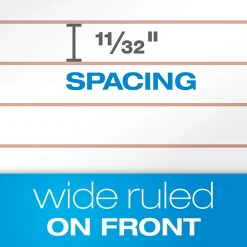 Notepads|Ampad Gold Fibre Retro Writing Pad, 8.5