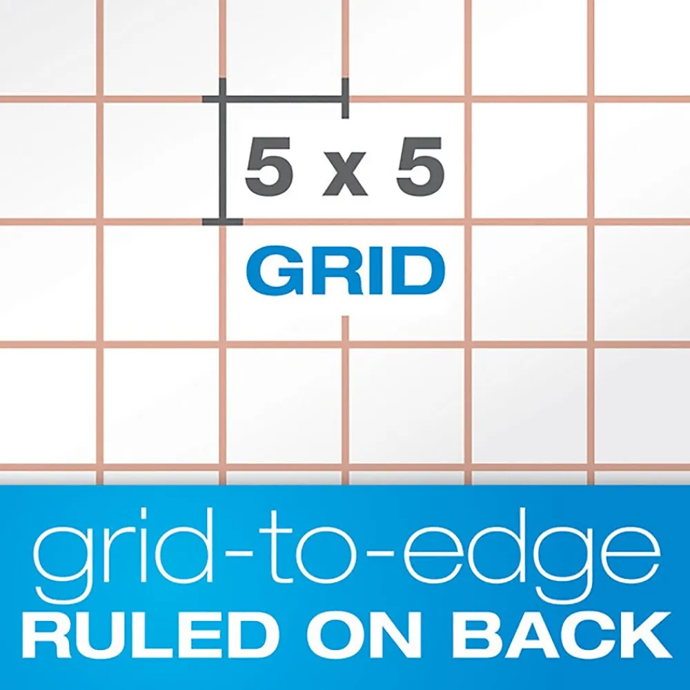 Notepads|Ampad Gold Fibre Retro Writing Pad, 8.5" x 11.75", Wide Ruled, White, 70 Sheets/Pad (20-008R)