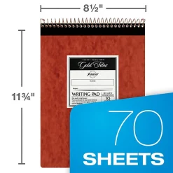 Notepads|Ampad Gold Fibre Retro Writing Pad, 8.5