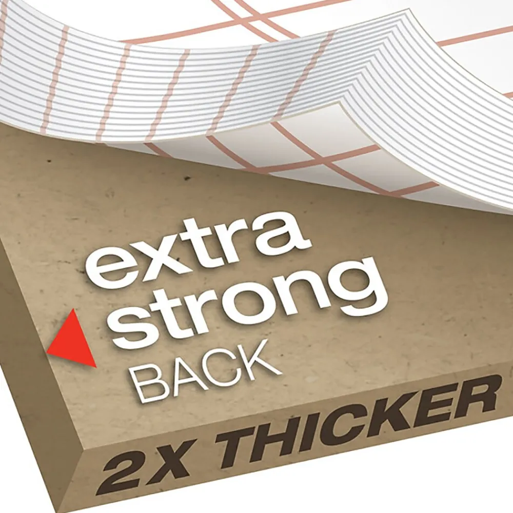 Notepads|Ampad Gold Fibre Retro Writing Pad, 8.5" x 11.75", Wide Ruled, White, 70 Sheets/Pad (20-008R)