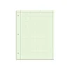 Notepads|Ampad Graph Pad, 8.5" x 11", Graph Ruled, Green Tint, 200 Sheets/Pad (22-144)