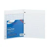 Notepads|Ampad Notepad, 8.5" x 11", Data/Narrow Ruled, 9 Columns/31 Rows, White, 50 Sheets/Pad (TOP 22-206)