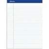 Notepads|Ampad Notepad, 8.5" x 11.75", Narrow Ruled, White, 50 Sheets/Pad, 12 Pads/Pack (20-322)