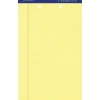 Notepads|Ampad Notepad, 8.5" x 14", Wide Ruled, Canary, 50 Sheets/Pad, 12 Pads/Pack (20-233)