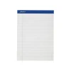 Notepads|Ampad Notepads, 8.5" x 11", Wide, White, 50 Sheets/Pad, 12 Pads/Pack (TOP20-320)