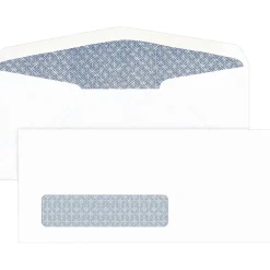 Discount Ampad Security Tinted #10 Window Envelope, 4 1/8" x 9 1/2", White, 500/Box (73047)