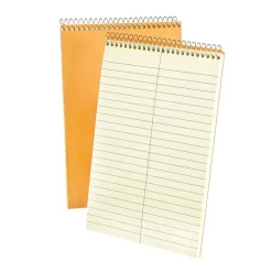 Notepads|Ampad Steno Books, 6" x 9", Gregg Ruled, Greentint, 80 Sheets/Pad, 72 Pads/Carton (25-274)