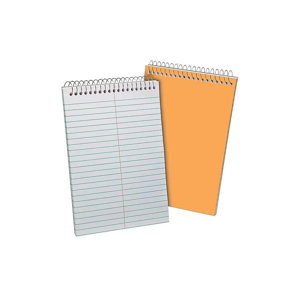 Notepads|Ampad Steno Pad, 6" x 9", Gregg Ruled, White, 80 Sheets/Pad (TOP 25-774)