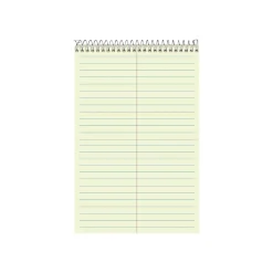 Notepads|Ampad Steno Pad, 6" x 9", Gregg Ruled, Green, 60 Sheets/Pad (TOP 25-270)