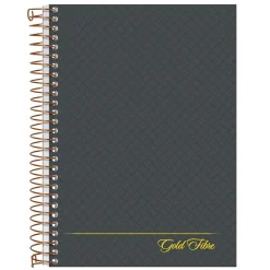 Notebooks|Ampad 1-Subject Professional Notebooks, 5" x 7", College Ruled, 100 Sheets, Gray/Silver (20-803R)