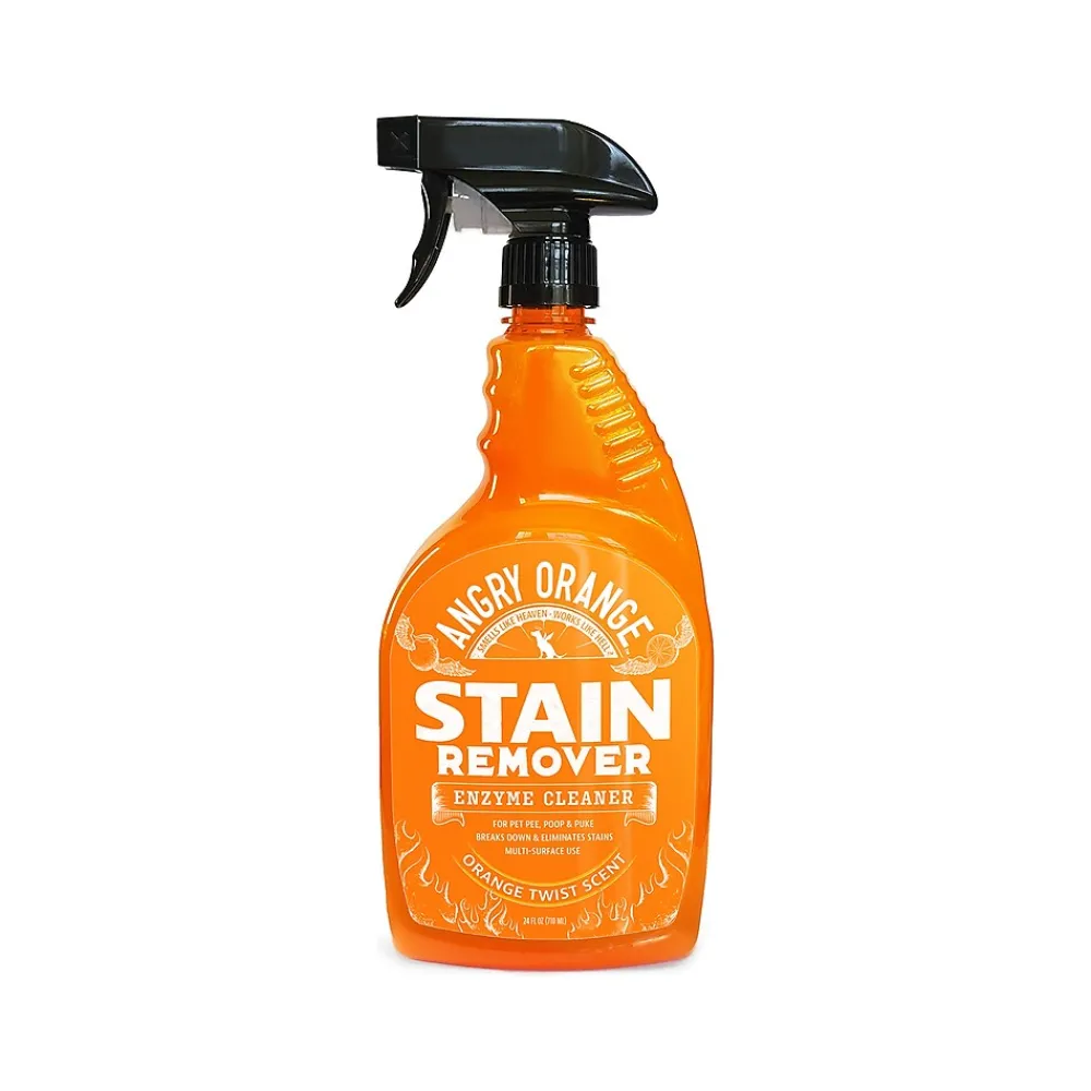 Enzyme Stain and Odor Remover, Orange Twist Scent, 24 fl. oz. (AORCITRUS24OZFG)<Angry Orange Outlet