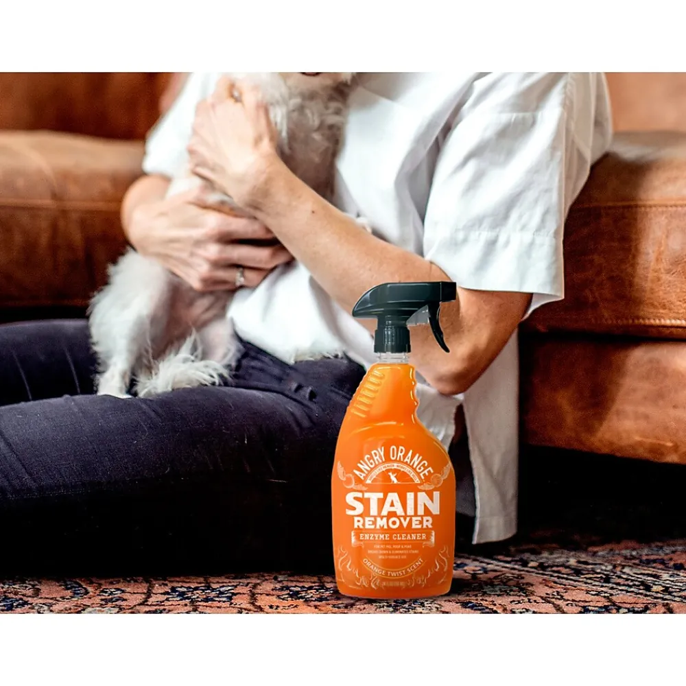 Enzyme Stain and Odor Remover, Orange Twist Scent, 24 fl. oz. (AORCITRUS24OZFG)<Angry Orange Outlet