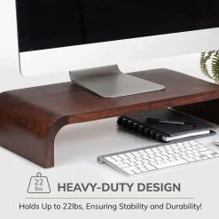 Hot Anji Mountain Mango Wood Monitor Stand, Up to 32