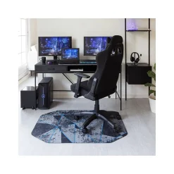 Chair Mats*Anji Mountain Rug'd Cracked Ice Carpet & Hard Floor Gaming Chair Mat, 36
