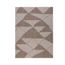 Chair Mats*Anji Mountain Rug'd Dormis Carpet & Hard Floor Chair Mat, 36" x 48", Brown/Beige Polyester (AMB9038)