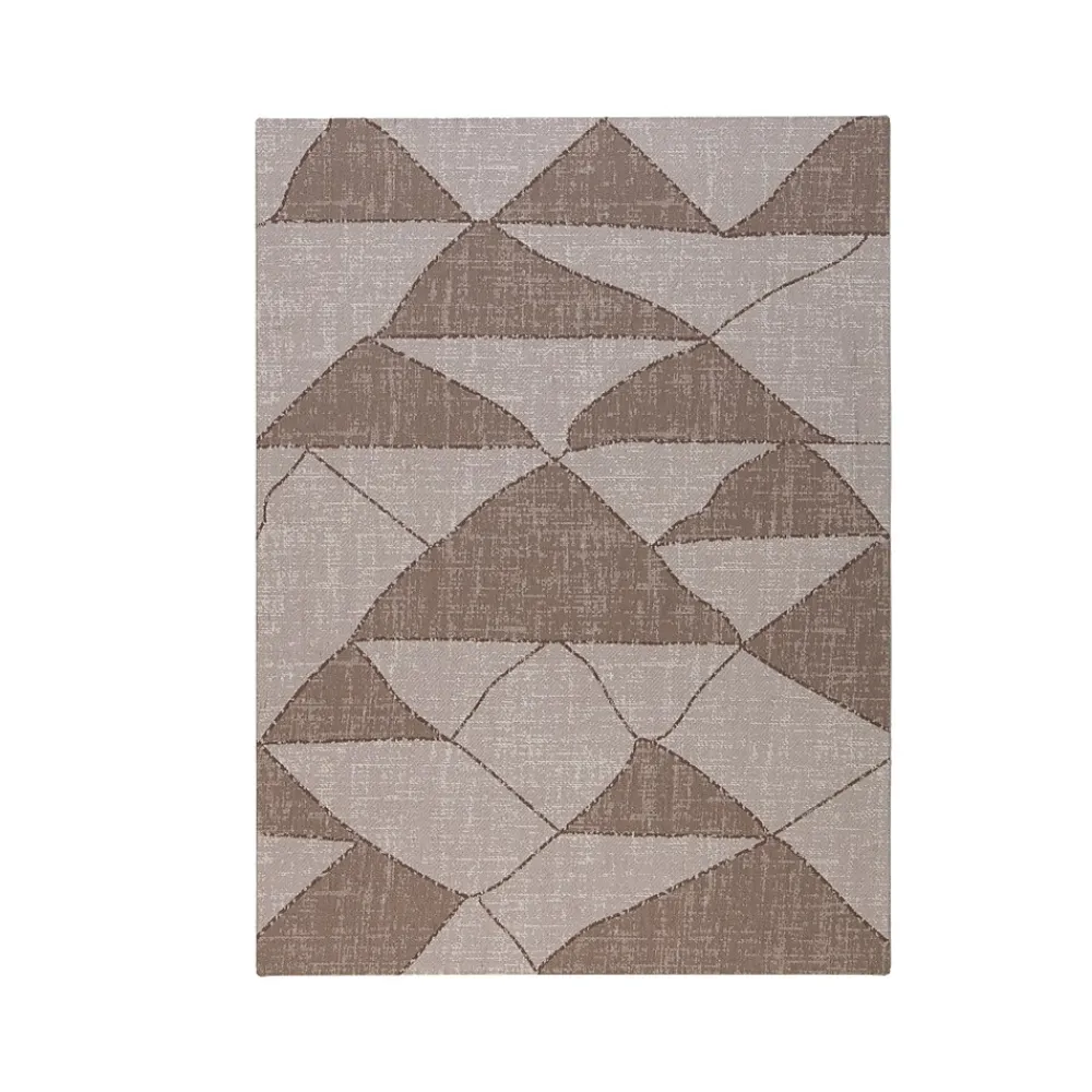 Chair Mats*Anji Mountain Rug'd Dormis Carpet & Hard Floor Chair Mat, 36" x 48", Brown/Beige Polyester (AMB9038)