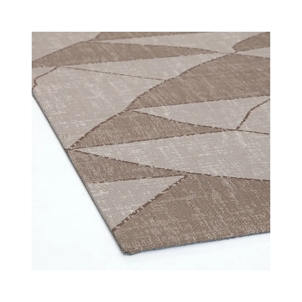 Chair Mats*Anji Mountain Rug'd Dormis Carpet & Hard Floor Chair Mat, 36" x 48", Brown/Beige Polyester (AMB9038)
