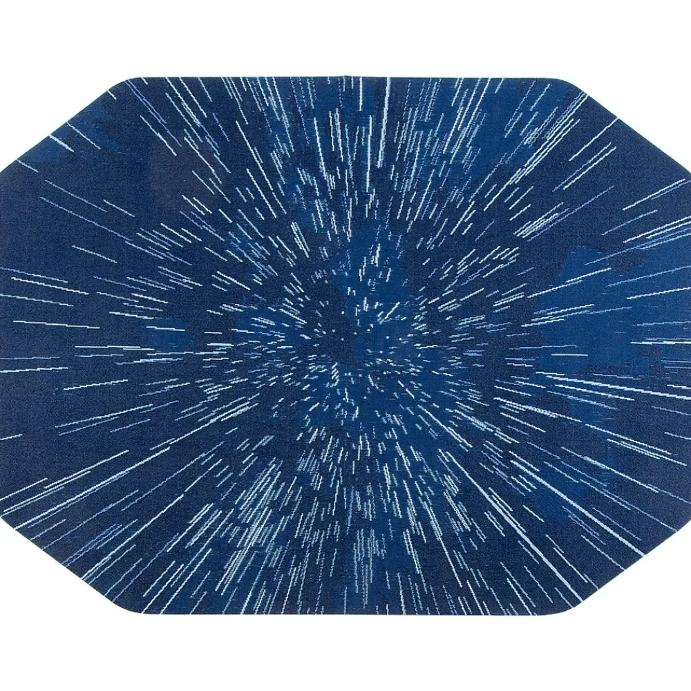 Chair Mats*Anji Mountain Rug'd Galaxy Carpet & Hard Floor Gaming Chair Mat, 36" x 48", Blue (AMB9116)