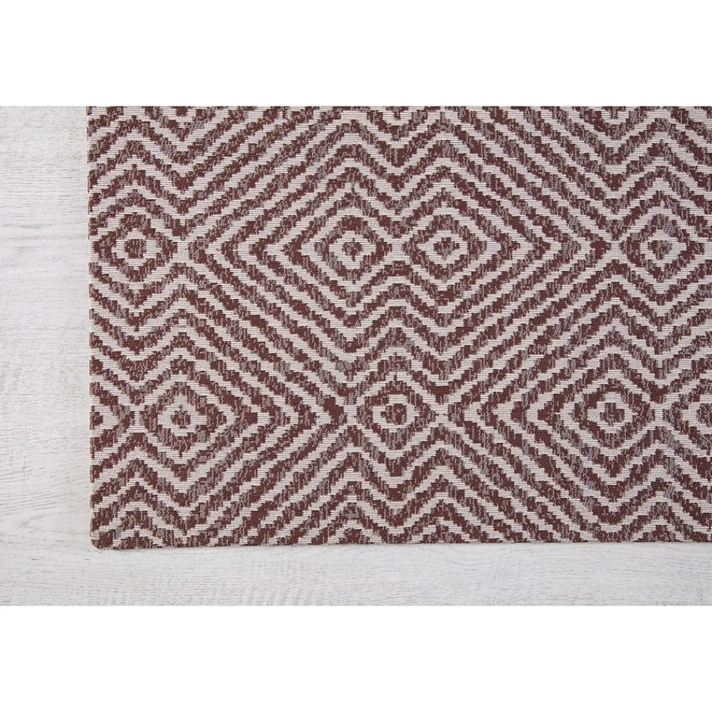 Chair Mats*Anji Mountain Rug'd Luxor Carpet & Hard Floor Chair Mat, 36" x 48", Brown/Ivory (AMB9019)