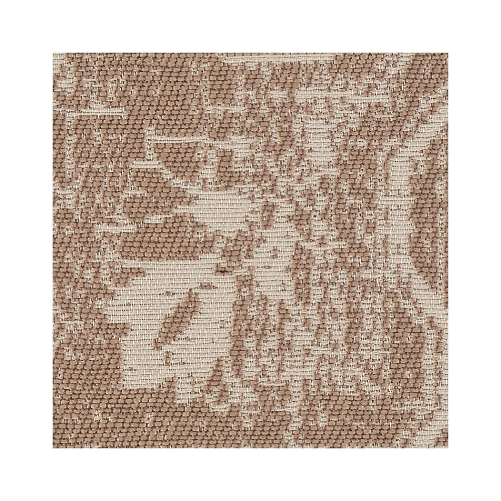 Chair Mats*Anji Mountain Rug'd Tamanrasset Carpet & Hard Floor Chair Mat, 36" x 48", Ivory/Brown Polyester (AMB9034)