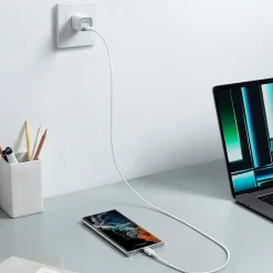 322 USB-C to USB-C Charging Cable, 6 ft., White (A81F6H21-1)<Anker Clearance