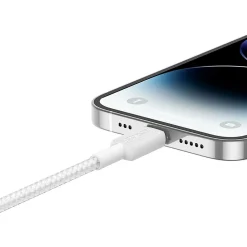 Bio-Braided USB-C Charging Cable, 6 ft., White (A81B6H21-1)<Anker Best