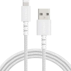 Powerline Select+ USB-A to Lightning Charging Cable, 6 ft., White (A8013H21-1)<Anker Best