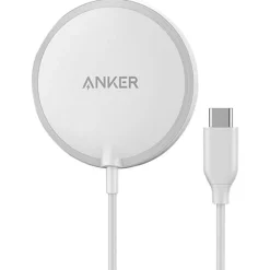 PowerWave 6' MagSafe USB-C Magnetic 7.5W Charging Pad for Apple, White (A2565H21-1)<Anker Online