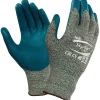 Ansell HyFlex DuPont™ Kevlar Lining Foam Nitrile Cut Resistant Gloves, Green/Blue, Size 9 (11-501-09)