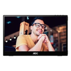 Discount AOC 15.6" 60 Hz LCD Portable Monitor, Black (16T3E)