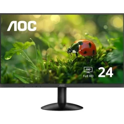 Outlet AOC 24" FHD 100Hz LCD Monitor, Black (24B30H2)