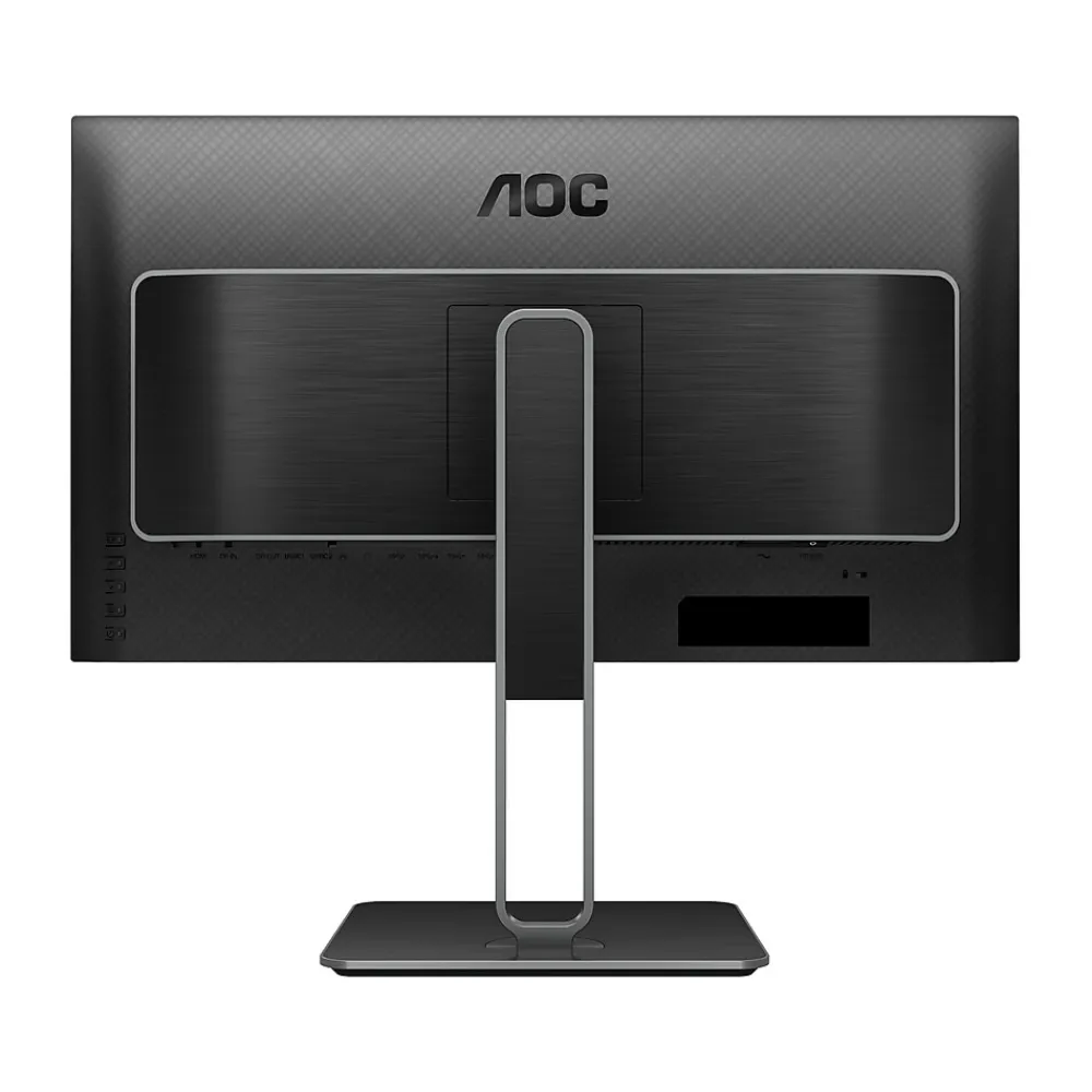 AOC U2 Series 27" 4K Ultra HD 60 Hz LCD Everyday Monitor, Black/Gray (U27U2DP)