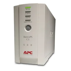 APC Back-UPS 500VA 6-Outlet Battery Backup and Surge Protector, Beige (BK500)