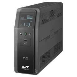 APC Series 1350VA Battery Backup UPS, 10-Outlets, Black (BR1350MS)