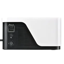 APC UPS Battery Backup, 700VA UPS with 4 Backup Battery Outlets, USB Type-C, White (BE700G3)