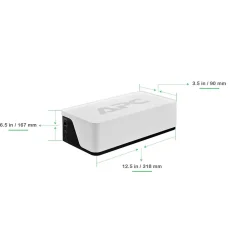 APC UPS Battery Backup, 1050VA UPS with 6 Backup Battery Outlets, USB Type-C, White (BE1050G3)
