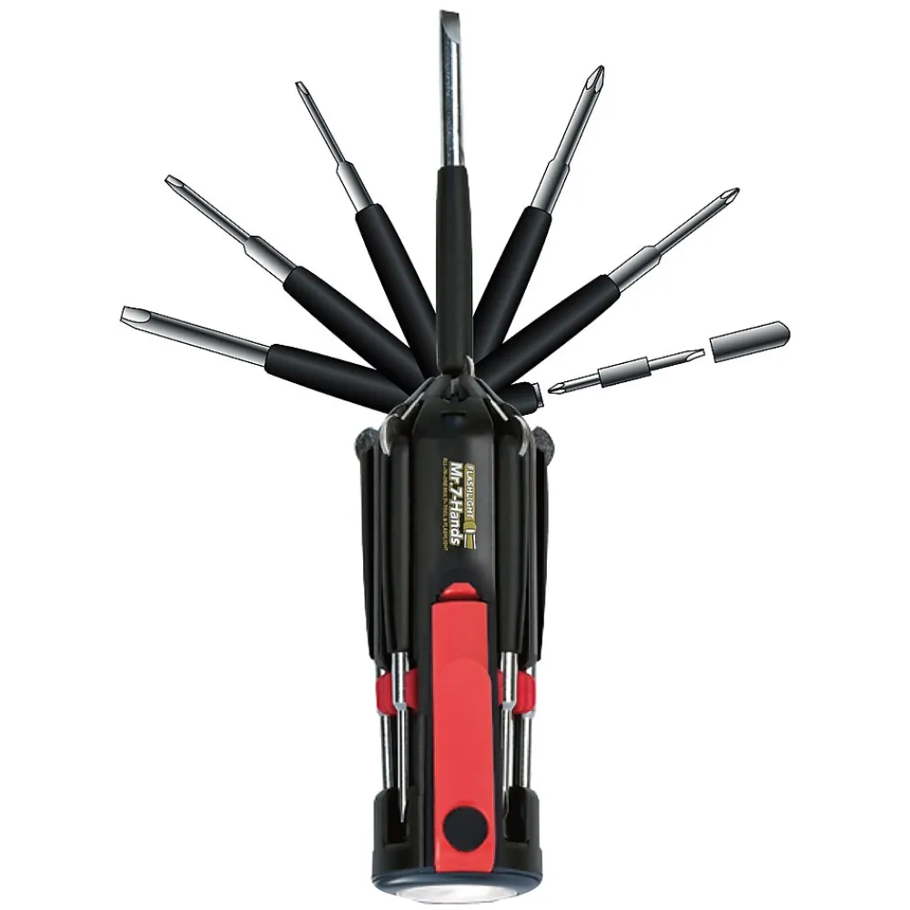 Apollo Tools Mr. 7 Hands 8-in-1 Multi-Tool Flashlight (DT1719)