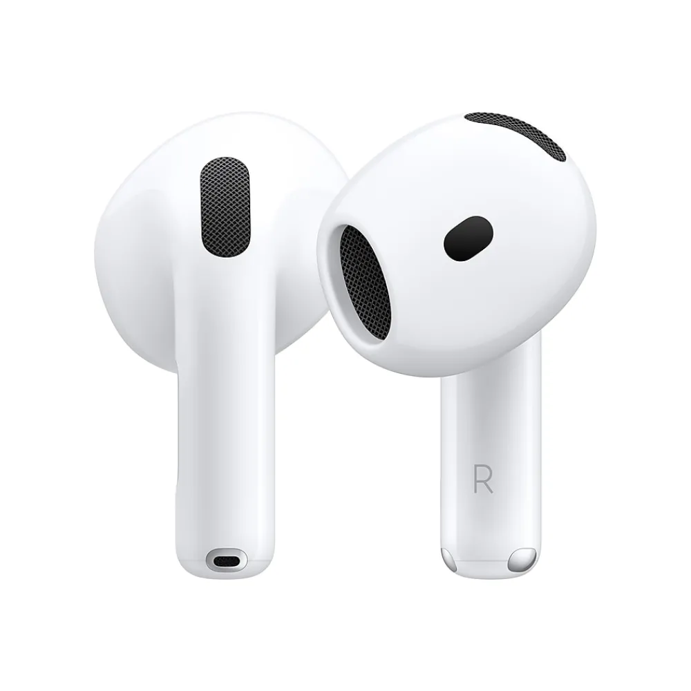 AirPods 4 Wireless Ambient Sound Earbuds with USB-C Charging Case, 4th Generation, Bluetooth, White (MXP63LL/A)<Apple Online