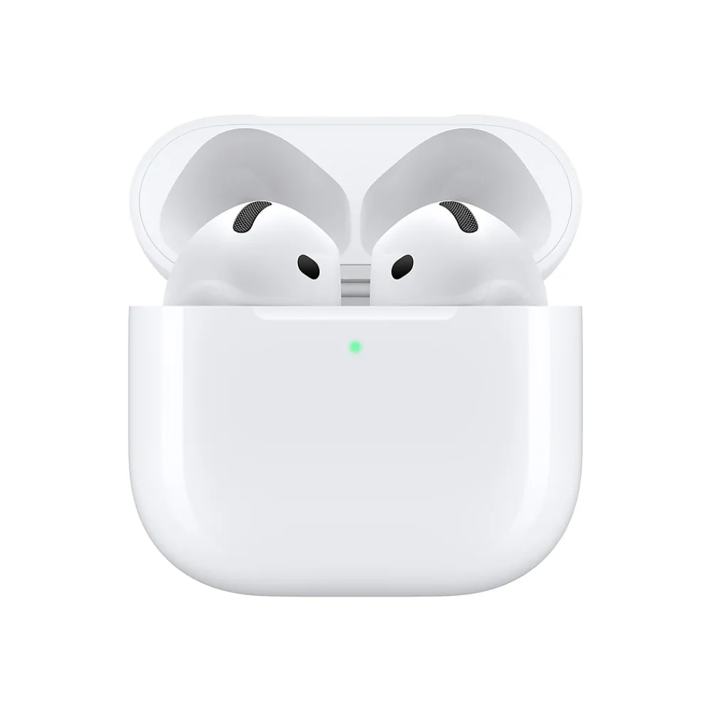 AirPods 4 Wireless Ambient Sound Earbuds with USB-C Charging Case, 4th Generation, Bluetooth, White (MXP63LL/A)<Apple Online