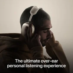 AirPods Max Wireless Active Noise Canceling Over-Ear Headset, USB-C, Bluetooth, Starlight (MWW53AM/A)<Apple Discount