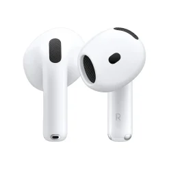 AirPods Noise-Canceling Earbuds with USB-C Charging Case, 4th Generation, Bluetooth, White (MXP93LL/A)<Apple Discount