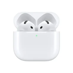 AirPods Noise-Canceling Earbuds with USB-C Charging Case, 4th Generation, Bluetooth, White (MXP93LL/A)<Apple Discount