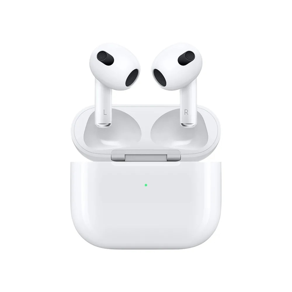 Apple AirPods (3rd Generation) Bluetooth Earbuds with Magsafe Charging Case, White (MME73AM/A)