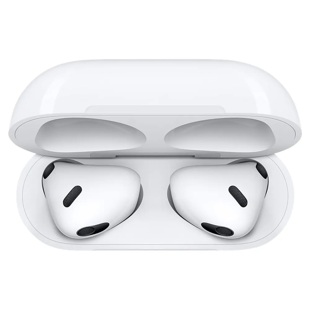 Apple AirPods (3rd Generation) Bluetooth Earbuds with Magsafe Charging Case, White (MME73AM/A)