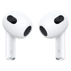 Apple AirPods (3rd Generation) Bluetooth Earbuds with Magsafe Charging Case, White (MME73AM/A)